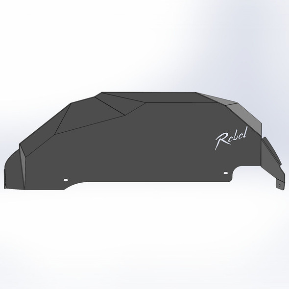 Rebel Off Road Jeep JK/JKU 07-17 Rear Inner Fender Liner, Aluminum