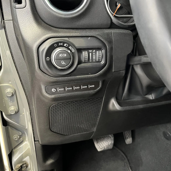 Voswitch JL500 Jeep Wrangler JL & Gladiator JT Switch Panel Power Distribution System– 100A