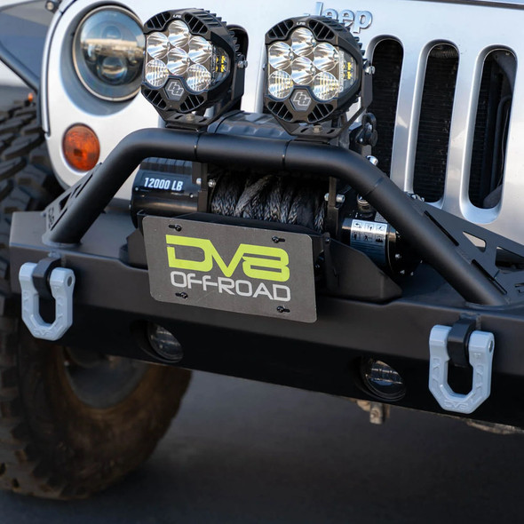 DV8 Fairlead Mounted Flip-Up License Plate Bracket