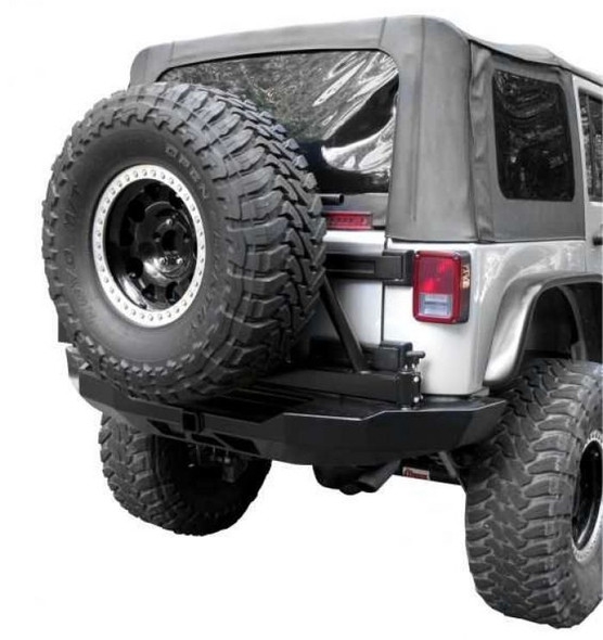 hanson Hanson Jk Rear Spindle Bumper/Square Frame Tire Carrier