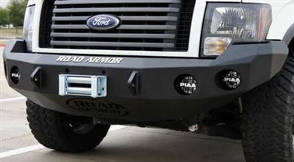 Road Armor Front Stealth Winch Bumper, Satin Black 22