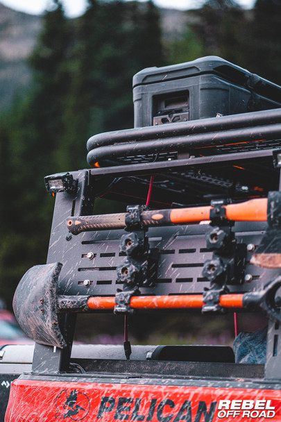HALO 2.0 Cargo Rack for XPLOR Bed Rack, Jeep Gladiator JT by Rebel Off Road