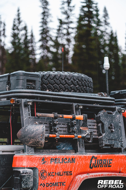 HALO 2.0 Cargo Rack for XPLOR Bed Rack, Jeep Gladiator JT by Rebel Off Road