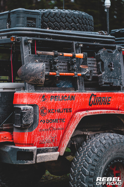 HALO 2.0 Cargo Rack for XPLOR Bed Rack, Jeep Gladiator JT by Rebel Off Road