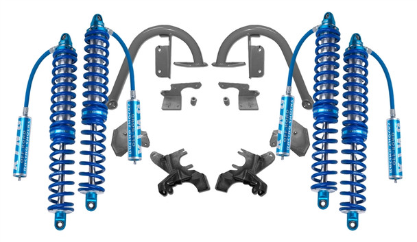 Jeep Wrangler JK 2007-2018 Recon 12" Front/14" Rear Coilover Kit (No Bump Stops) by Rebel Off Road