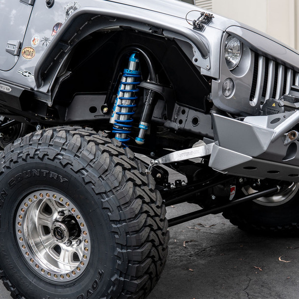 Recon Complete 12" Front/14" Rear Coilover Kit with Bumpstops, JK 2007-2018