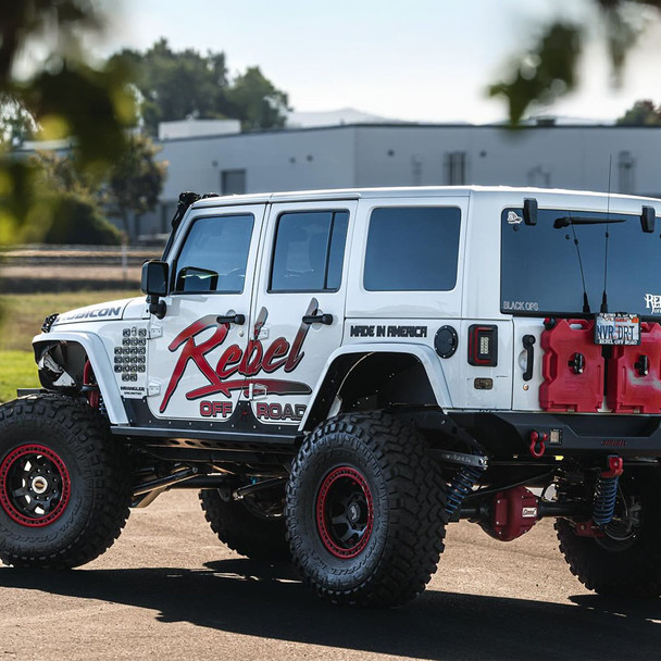 Recon Complete 12" Front/14" Rear Coilover Kit with Bumpstops, JK 2007-2018
