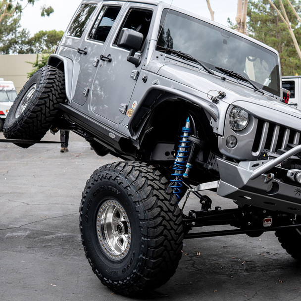 Recon Complete 12" Front/14" Rear Coilover Kit with Bumpstops, JK 2007-2018