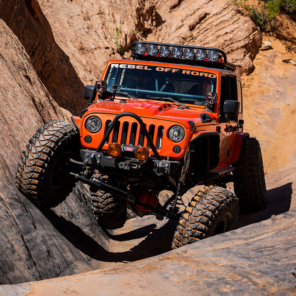 Jeep Wrangler JK 2007-2018 Front Recon DSS (Dual Shock System) Coilover System by Rebel Off Road