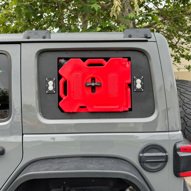 Blackout Window Storage For Jeep Wrangler