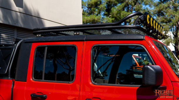 HALO 2.0 Roof Rack With Off Road Lighting Mounts - Gladiator