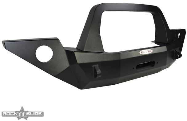 Rock-Slide Engineering Full Front Bumper w/ Bull Bar Jeep Wrangler JL FB-F-100-JL