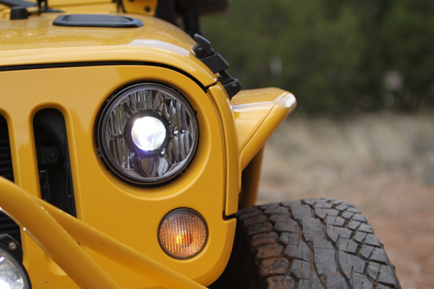 KC HiLiTES Gravity® LED Pro 7" Headlight DOT Jeep JK 07-18 Pair Pack System - #42341