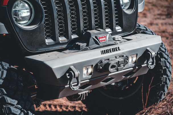 Summit Series Front Bumper & Skid Plate, Jeep Wrangler JK, JL and Gladiator JT by Rebel Off Road