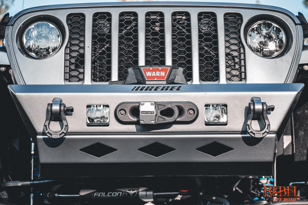 Rebel Off Road Summit Series Front Bumper w/Skid- Jeep JK/JL/JT