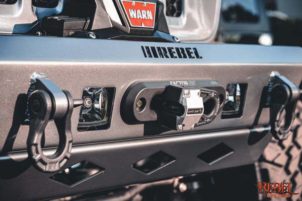 Summit Series Front Bumper & Skid Plate, Jeep Wrangler JK, JL and Gladiator JT by Rebel Off Road