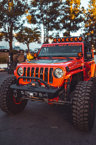 Jeep JK/JL/Gladiator JT Front Bumper & Hoop - Summit Series by Rebel Off Road