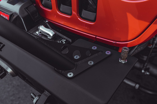 Jeep JK/JL/Gladiator JT Front Bumper & Hoop - Summit Series by Rebel Off Road