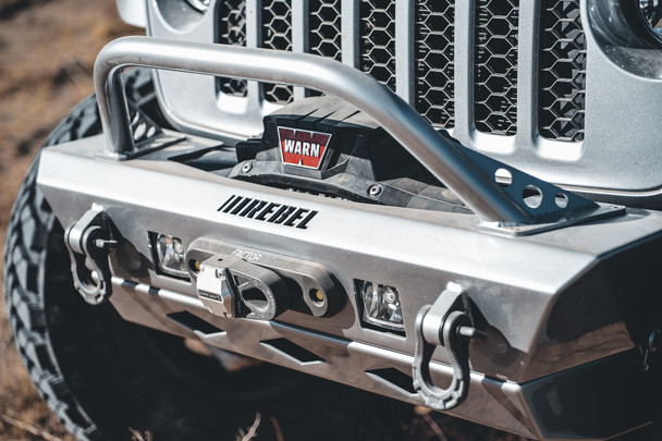 Rebel Off Road Summit Series Front Bumper w/Hoop & Skid  JK/JL/JT