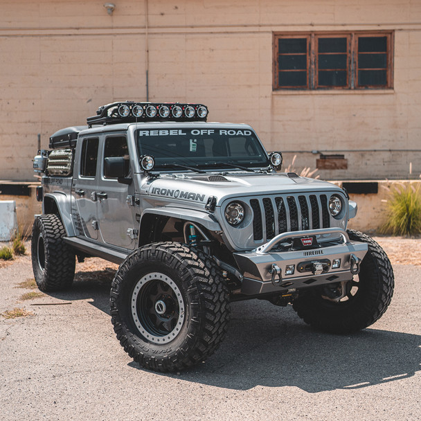 Rebel Off Road Summit Series Front Bumper w/Hoop & Skid  JK/JL/JT Rebel Off Road Summit Series Front Bumper w/Hoop & Skid  JK/JL/JT