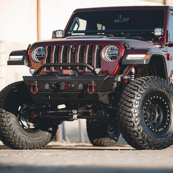 Jeep Wrangler JK/JL  Gladiator JT Front Bumper, Hoop  Skid Summit  Series by Rebel Off Road