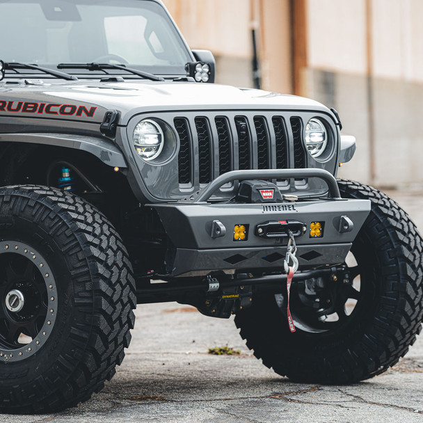 Jeep JK, JL & Gladiator JT Front Bumper, Hoop & Skid | Rebel Off Road