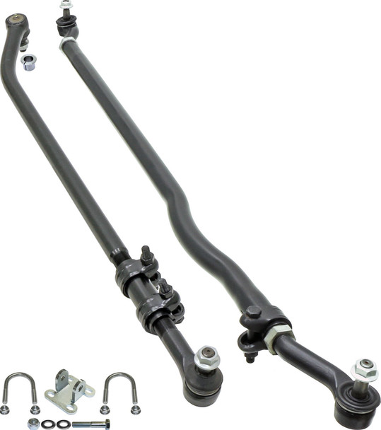 Rock Jock 4x4 JK-9704P - JK Wrangler Currectlync® Steering System (w/ Flipped Drag Link)