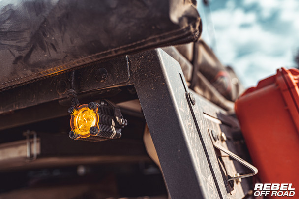 XPLOR Bed Rack Universal Antenna & Light Mount by Rebel Off Road