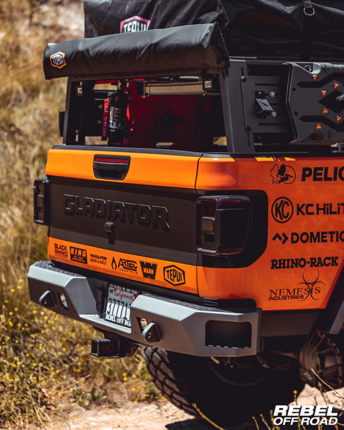 Summit Series Rear Bumper, Jeep Gladiator JT by Rebel Off Road