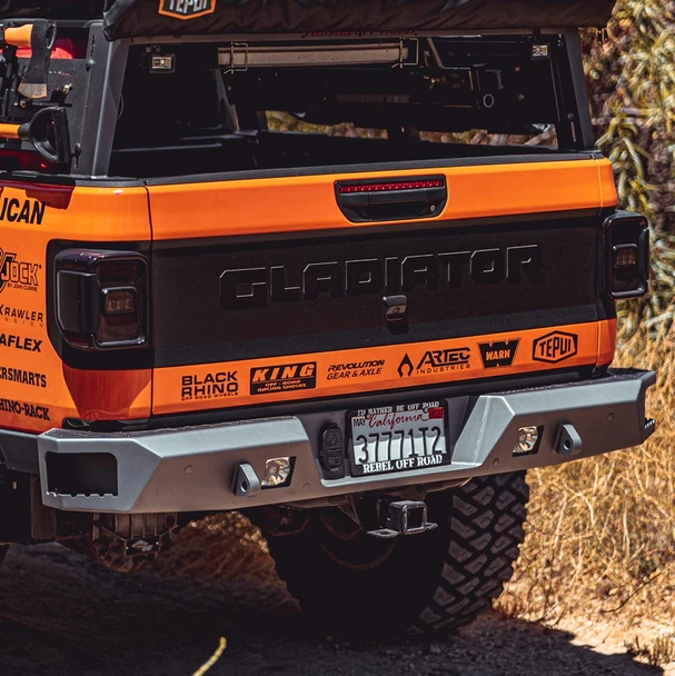 Summit Series Rear Bumper, Jeep Gladiator JT by Rebel Off Road