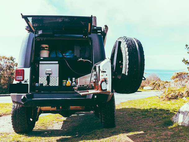 JEEP WRANGLER JKU 4-DOOR CARGO STORAGE INTERIOR RACK - BY FRONT RUNNER