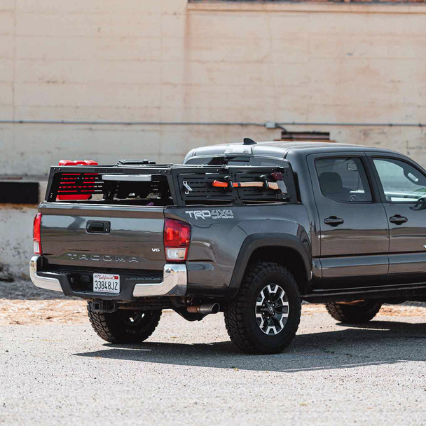 XPLOR Half Height Bed Rack, Toyota Tacoma 2016+ by Rebel Off Road