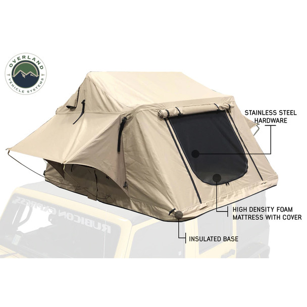 Overland Vehicle Systems TMBK Rooftop Tent, 3 Person