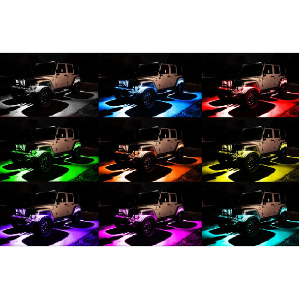 Oracle Underbody Wheel Well Rock Light Kit, ColorSHIFT RGB
