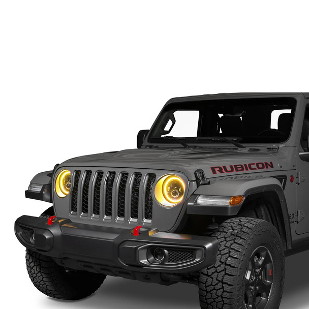 Oracle 7" LED Headlights, Jeep Wrangler JL