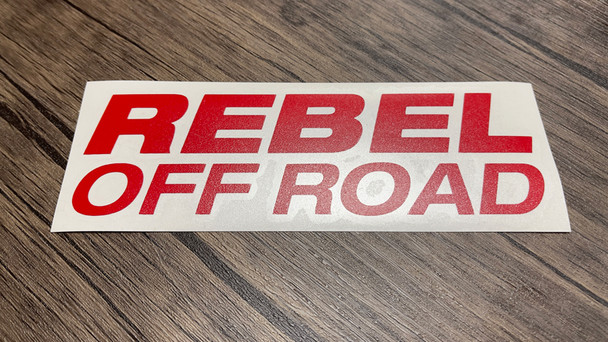 Rebel Off Road Blocked Decal