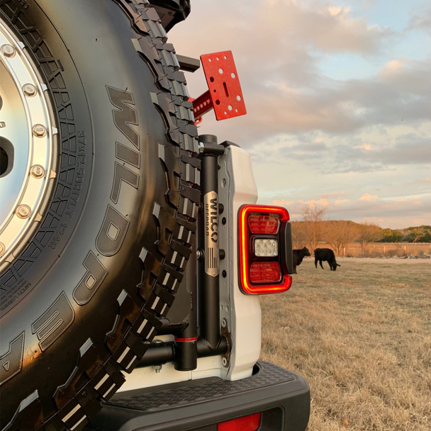 Wilco Offroad Verticle Tiregate Spare Tire Carrier, Jeep Gladiator JT