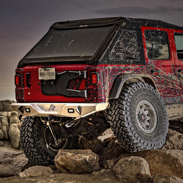 Next Venture Motorsports Aluminum Rear Bumper, Jeep Wrangler JL