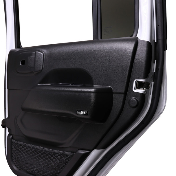 ThinSkinz Protective Rear Door Armor, Pro, Satin Finish, Jeep JL/JT Gladiator