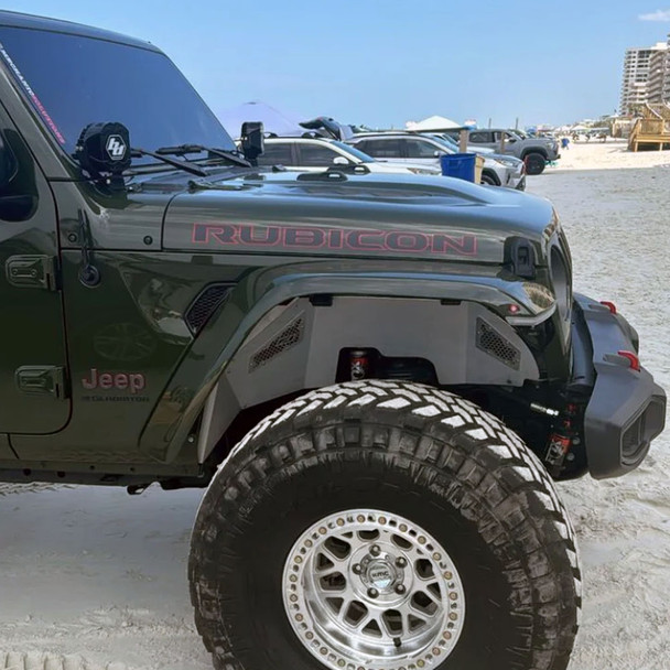 Motobilt High Clearance Front Inner Fenders, Aluminum, Jeep JL/Gladiator JT