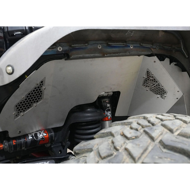 Motobilt High Clearance Front Inner Fenders, Aluminum, Jeep JL/Gladiator JT