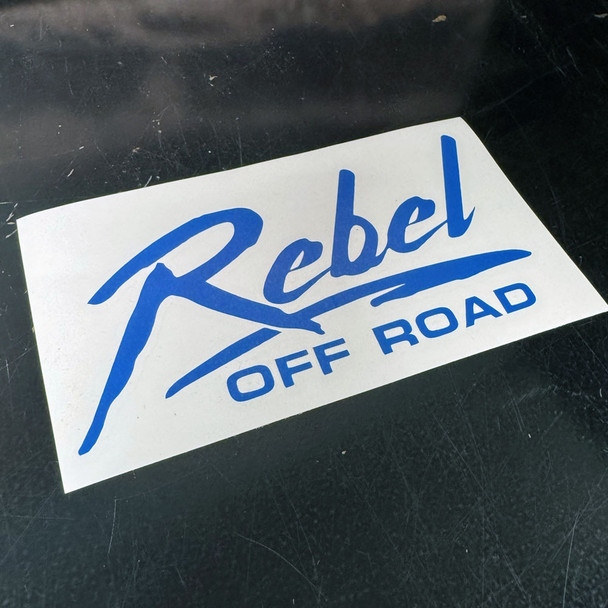 Rebel Off Road Miami Fresh Decal, Blue