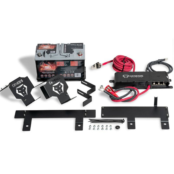 Genesis Dual Battery Kit, 2021+ Diesel & 392 Jeep Wrangler JT