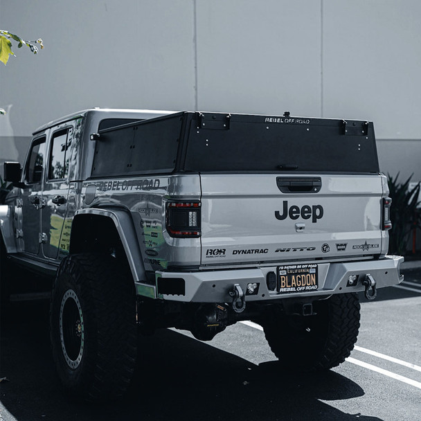 XCAP Enclosure for XPLOR Half Height Bed Rack, Jeep Gladiator 2020+
