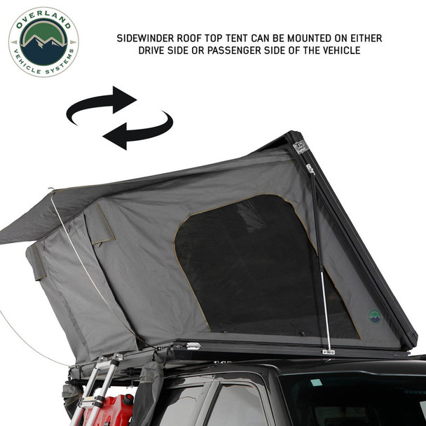 Overland Vehicle Systems Sidewinder Rooftop Tent, Aluminum