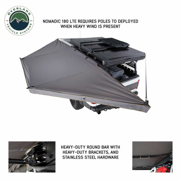 Overland Vehicle Systems 180 LTE Compact Awning