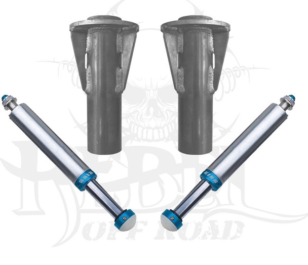 Recon Complete 12" Front/12" Rear Coilover Kit with Front Bumpstops, Jeep JL 2018+