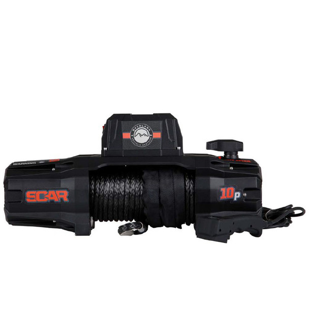 SCAR 10,000Lb Winch, Synthetic Rope, Wireless Remote