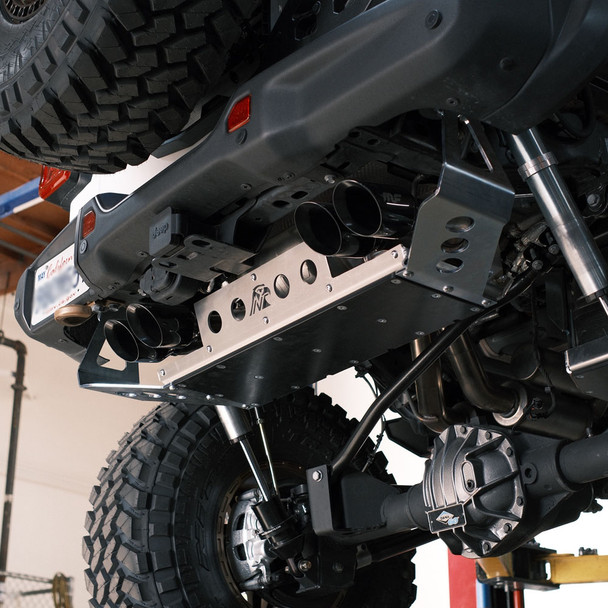 Next Venture Motorsports Rear Exhaust Skid Plate, Jeep JLU 392 Hemi