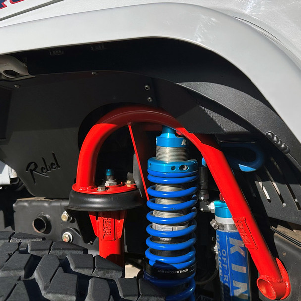 Aluminum Inner Fender Liners for Rebel Off Road Recon Coilover Kits, Jeep Wrangler JK